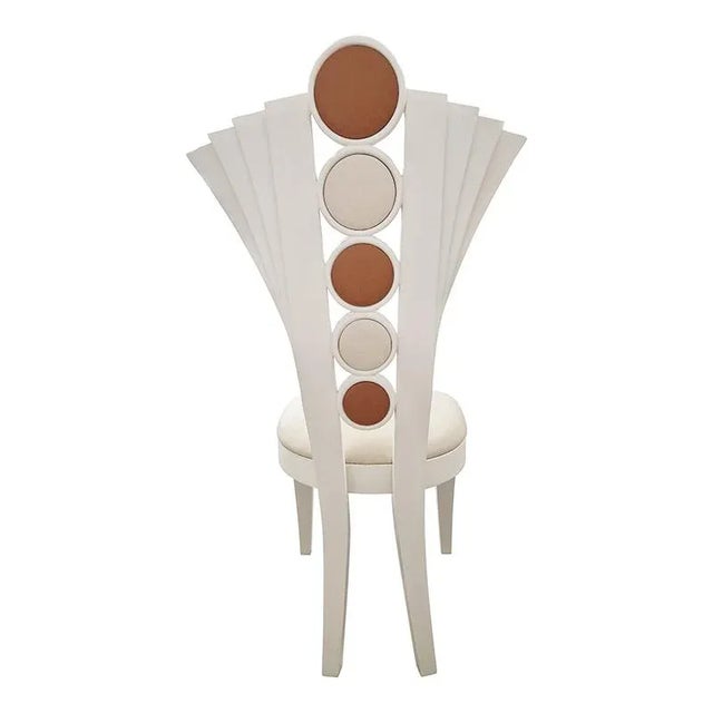 Fan Chairs, 1980s, Set of 6 For Sale - Image 3 of 8