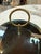 1970s Vintage Mid-Century Wooden Box With Glass Lid & Brass Ring Handle For Sale - Image 5 of 6