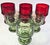 Holiday Lowball Glasses- Set of Six For Sale - Image 12 of 12