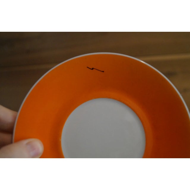 Georges Briard 1960s Georges Briard Butterfly Cups and Saucers Set of 6 Cups and 6 Saucers For Sale - Image 4 of 6