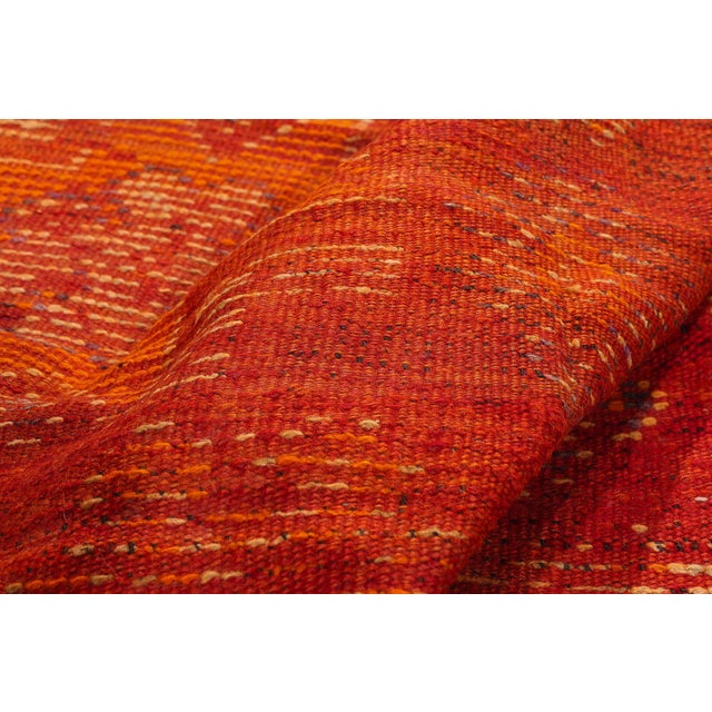 Mid 20th Century Vintage Taznakht Moroccan Rug, 04'06 X 11'05 For Sale - Image 5 of 10