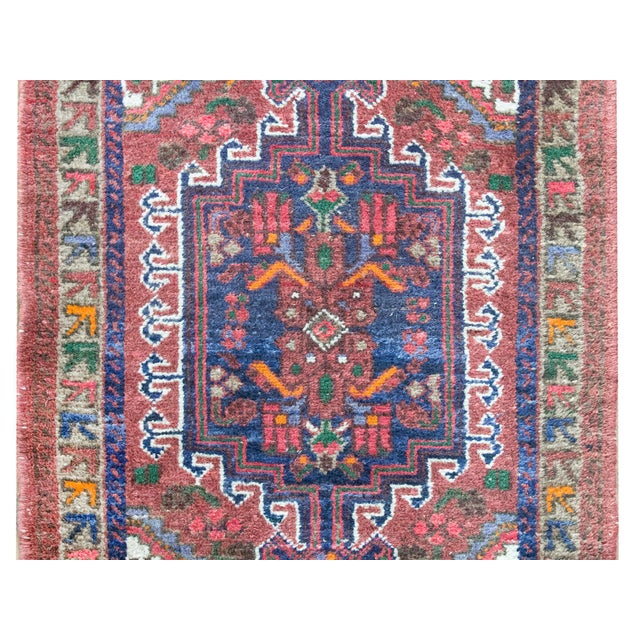 Early 20th Century Persian Mazlaghan Rug For Sale - Image 4 of 15
