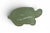 Figurative Vintage Hand Carved Light Green Nephrite Jade Turtle Tortoise Figurine Red Box For Sale - Image 3 of 12