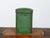 English 19th Century Parnall & Sons Green Painted Tea Box with Glass Front For Sale - Image 11 of 12