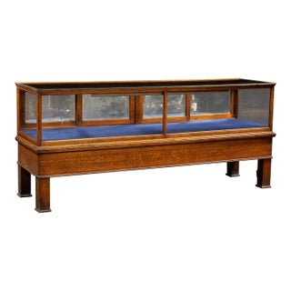 Antique Quartersawn Oak "Peerless" Display Case by Jac. Lederer For Sale