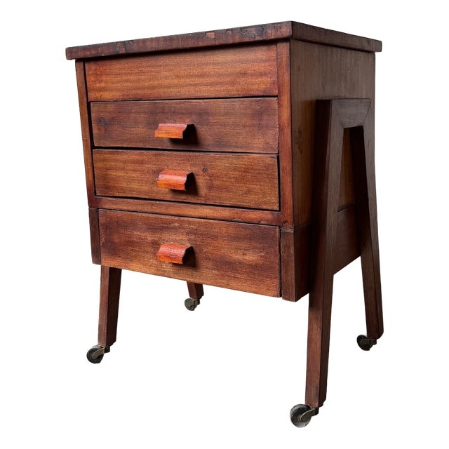 Small Vintage Bedside Table, 1960s For Sale