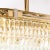 Mid-Century Modernist Oval Form Two-Tier Brass, Nickel & Cut Crystal Chandelier For Sale - Image 12 of 12