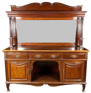 Large English Mahogany Sideboard