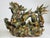 1970s Mid-Century Vintage Magnificent Pair of Majolica Pottery Dragons For Sale - Image 5 of 12