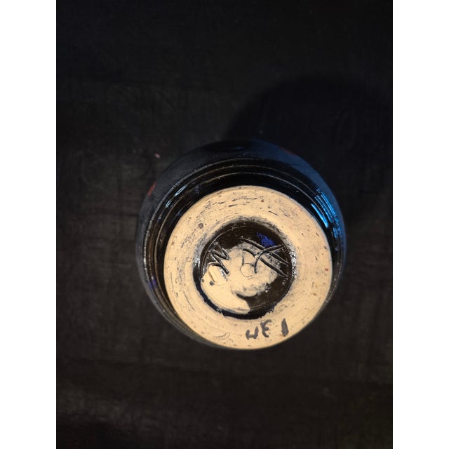 Contemporary Late 20th Century Studio Art Pottery Vase For Sale - Image 3 of 5