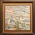 Modern Avraham Binder, Large Abstract landscape of Jerusalem Israeli Oil Painting Judaica, c. 1950's For Sale - Image 3 of 4