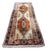 Brown and Beige Handmade Wool Rug For Sale