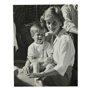 Unknown, Lady Diana and Prince Harry, Vintage Photograph, 1960s For Sale