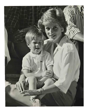 Unknown, Lady Diana and Prince Harry, Vintage Photograph, 1960s
