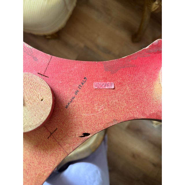 Antique Grotto Style Venetian Shell Chair c.1848 Italy Hand Carved Gilded Rare For Sale In Tampa - Image 6 of 6