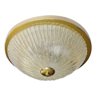 Large Vintage Glass Hanging Light from Schröder, 1960s For Sale