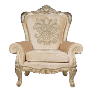 18c Style Phyllis Morris Large Embroidered Bergere Throne Chair