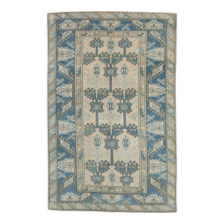 Turkish Vintage Anatolian Rug 4'1" x 6'4" #17948 For Sale