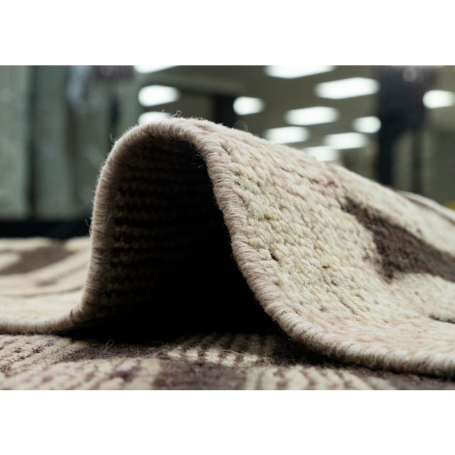 Chocolate Turkish Kilim Oriental Handmade Flatweave 10'5" x 13'11" #18668 For Sale - Image 8 of 8