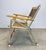 Brown 1970’s Mid Century Modern Rattan & Anodized Gold Aluminum Patio / Porch Chairs by Telescope For Sale - Image 8 of 12