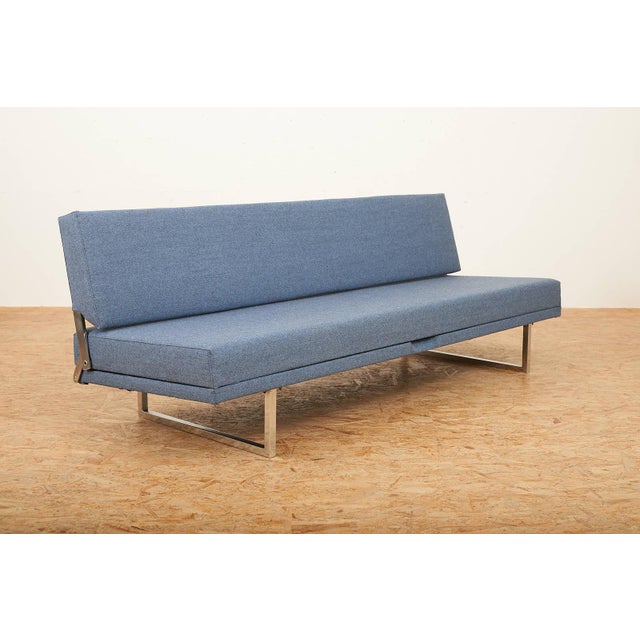 Blue Sofa Bed in Fabric by Johannes Spalt for Wittmann, 1961 For Sale - Image 8 of 12