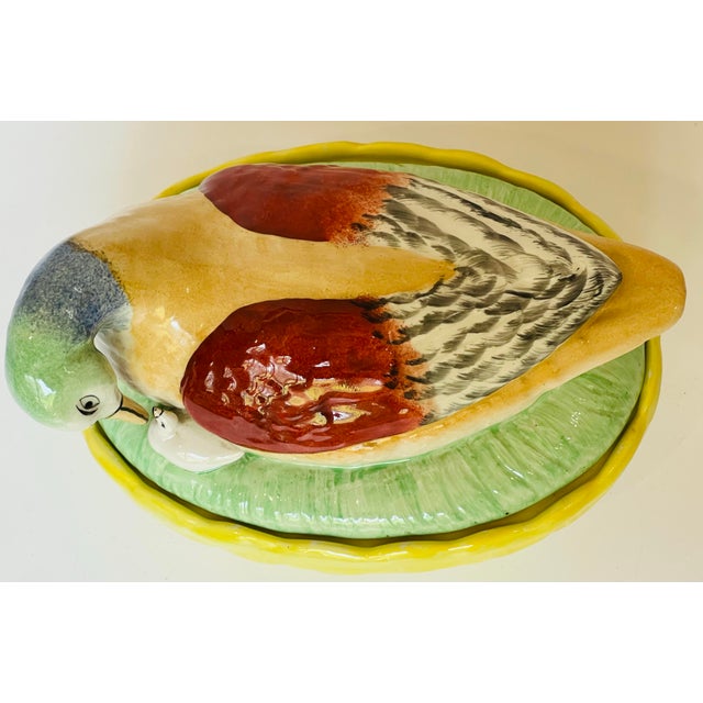 English Antique Stafforshire Duck and Gosling Tureen For Sale - Image 3 of 10