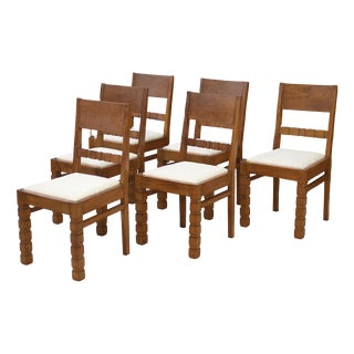 Brutalist Dining Chairs, 1960s, Set of 6 For Sale