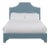 Kit King Bedframe, Blue Velvet For Sale