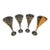 Limited Edition Set of 4 Crystal Champagne Flutes Crate & Barrel Callaway Collection - Set of 4 For Sale