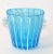Vintage Venini Murano Martini Ice Cube Container in light blue, white & transparent wine cooler, ice bucket made in Italy...