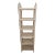 Mid Century Ficks Style Reed Coastal Wicker Rattan Shelving Unit, Attributed For Sale