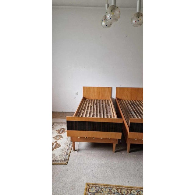 Mid-Century Double Bed from Cardo, 1960s For Sale - Image 6 of 7