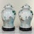 Pair Antique Chinese Porcelain Lidded Urns With Wood Bases For Sale - Image 4 of 12