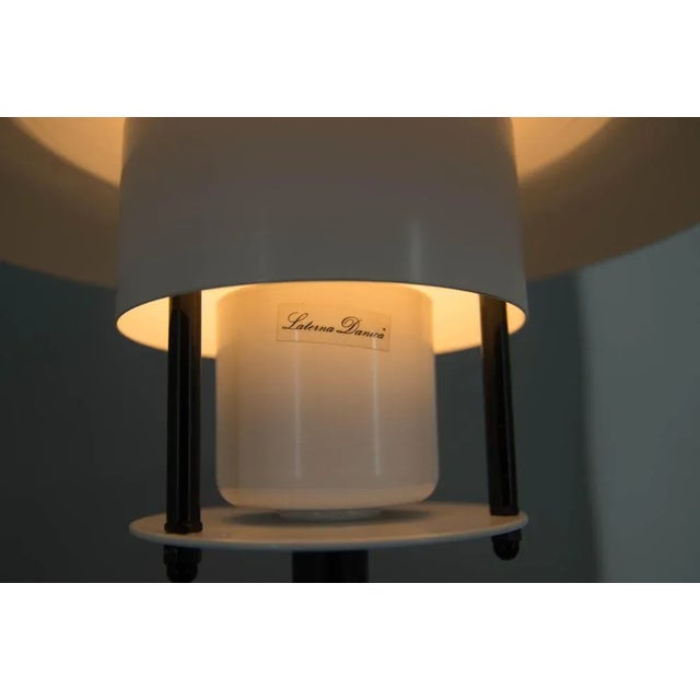 Metal Table Lamps attributed to Jorgen Buchwald for Laterna Danica, 1970s, Set of 2 For Sale - Image 7 of 8