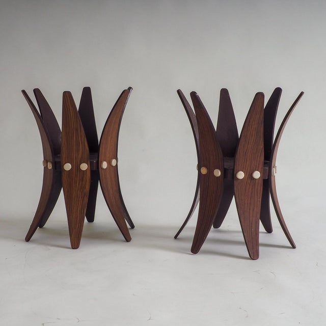 Mid-Century Plant Stands, 1960s, Set of 4 For Sale - Image 10 of 18