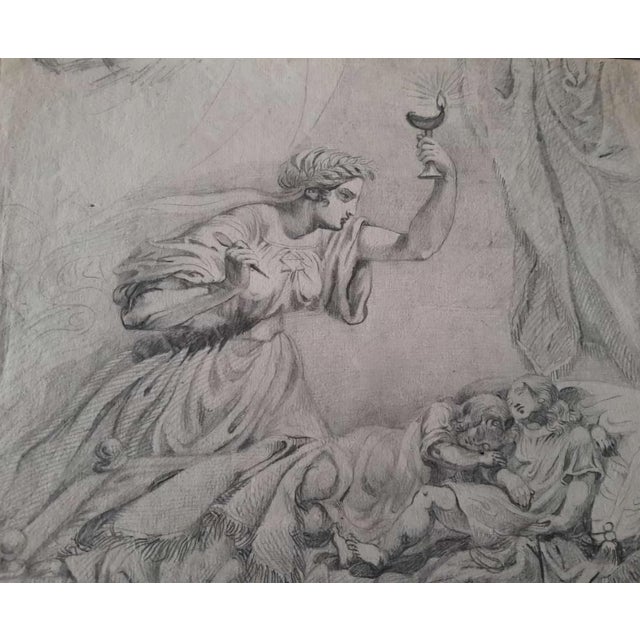 Figurative Baroque Allegory – Circle of Guido Reni, 17th Century For Sale - Image 3 of 11