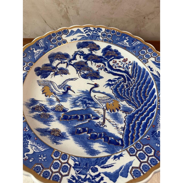 Japanese Earthenware Dish, 1950 For Sale - Image 6 of 14