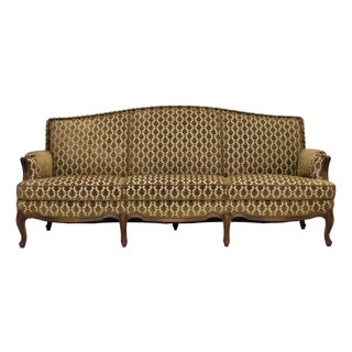 Vintage Danish Three-Seater Sofa in Furniture Velour, 1950s For Sale