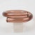 Copper Pink Lucite Coiled Bracelet Bangle For Sale In Atlanta - Image 6 of 6