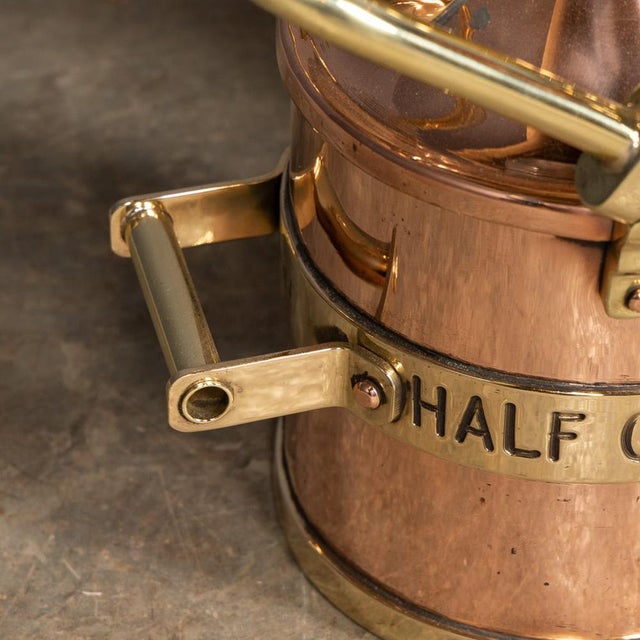 Vintage English Polished Checkpump Petrol Canisters, 1965, Set of 3 For Sale - Image 15 of 18