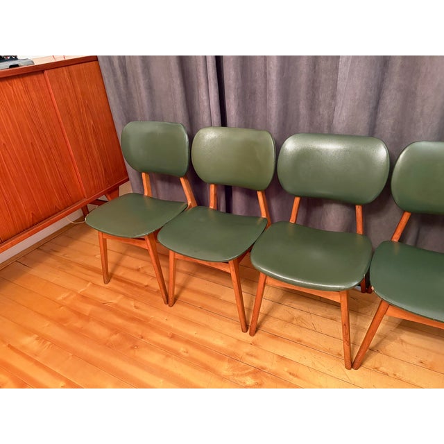 Wood Dining Chairs, 1960s, Set of 6 For Sale - Image 7 of 18