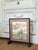 1960s Asian Hand-Painted Landscape Tabletop Screen | Traditional Oriental Desk Decor For Sale In Tampa - Image 6 of 11