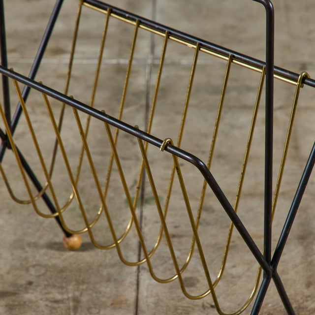 Tony Paul Wire Magazine Rack For Sale - Image 10 of 14