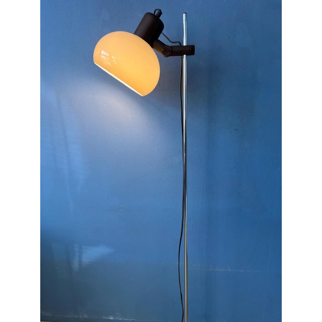 Vintage herda space age mushroom floor lamp featuring an elegant acrylic mushroom shade that emits a warm, atmospheric...
