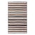 Large Vintage Turkish Kilim With Vertical Stripes in Tan, Taupe, Cream and Brown For Sale