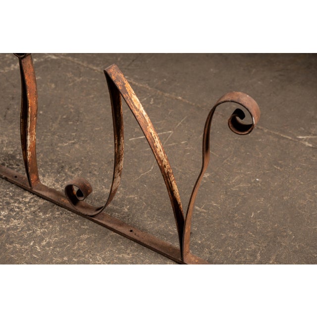 1940s Vintage "Drive In" Wrought Iron Storefront Sign For Sale - Image 5 of 6