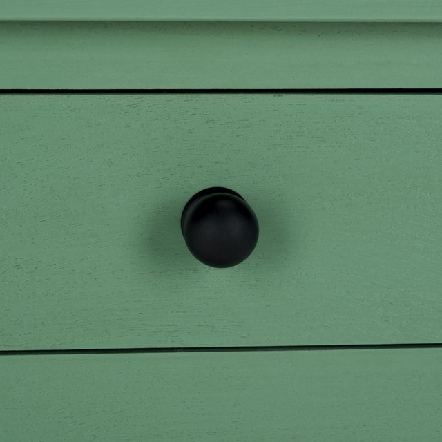 Heaven Scalloped 1 Top Drawer Accnt Table in Sage Green For Sale In Philadelphia - Image 6 of 10