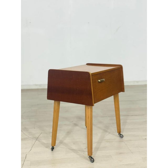 Mid-Century Sewing Table with Drawers For Sale - Image 4 of 9