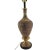 Mid-Century Modern Metroware Hand Crafted Wood & Gold Leaf Table Lamp For Sale - Image 4 of 11