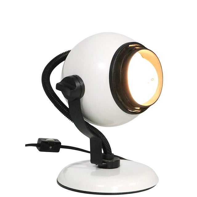 Metal Late 20th Century Postmodern Space Age Spotlight Desk Lamp / Wall Mount Sconce C. 1970's For Sale - Image 7 of 16